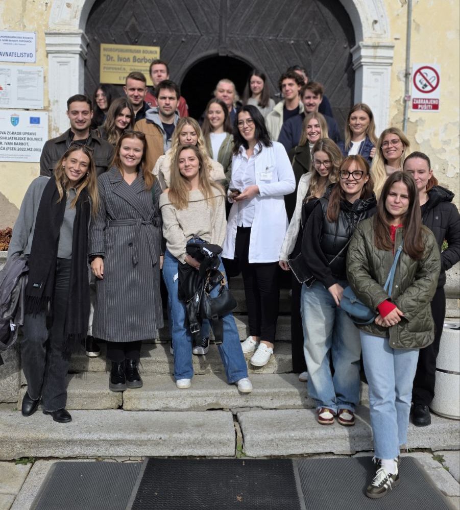 2. grupa budućih liječnika u posjeti NEUROPSIHIJATRIJSKOJ BOLNICI DR. IVAN BARBOT