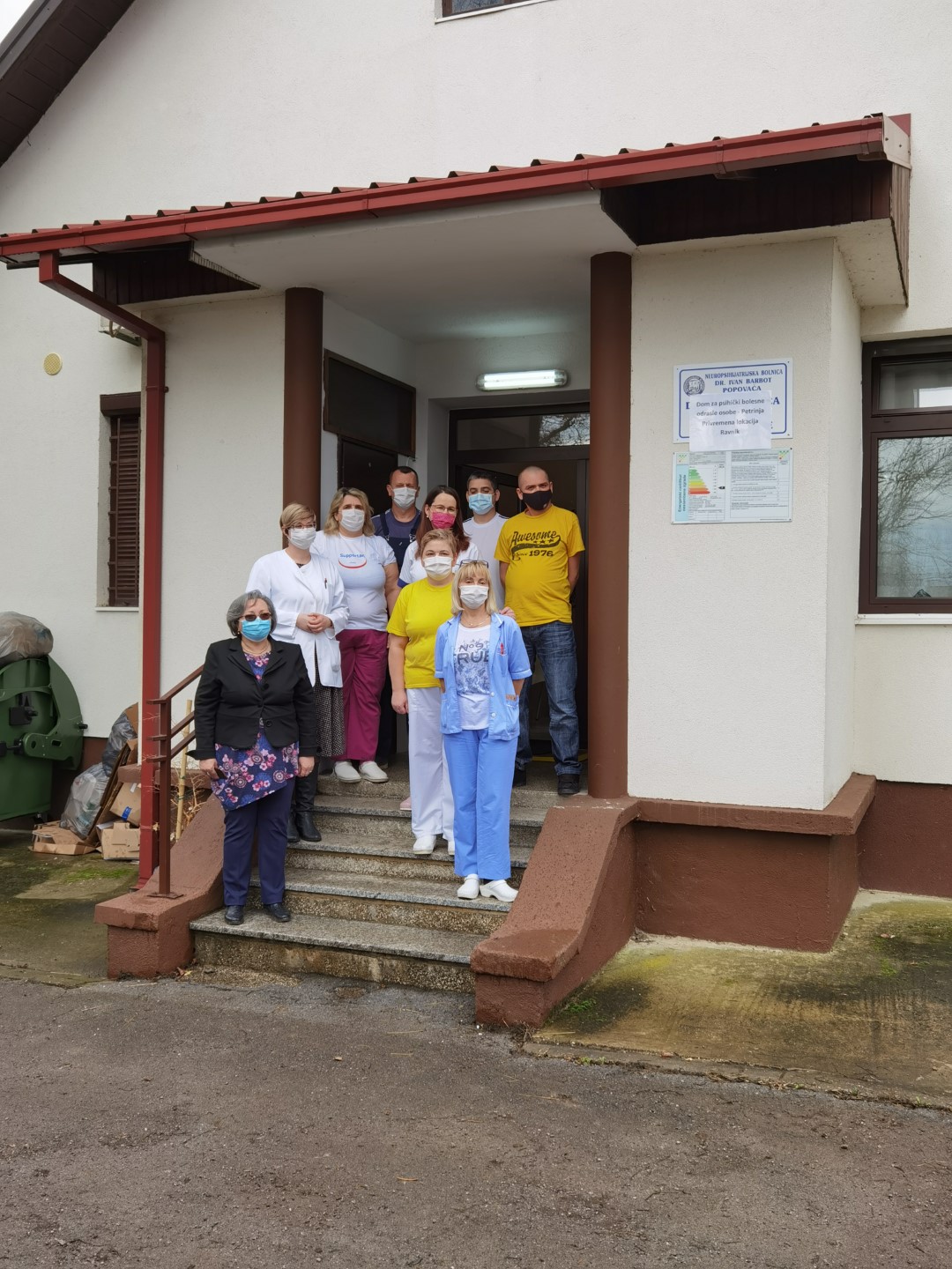 Obilazak Doma za psihički bolesne odrasle osobe Petrinja - privremena lokacija Ravnik