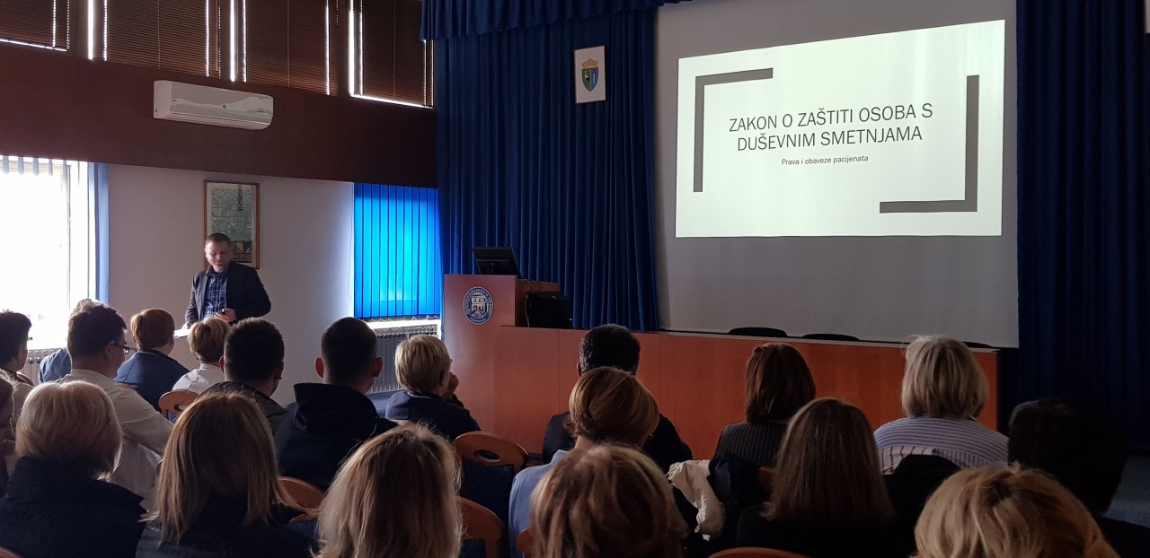 Održano je predavanje na temu Zakona o zaštiti osoba s duševnim smetnjama te pravima i obavezama pacijenata