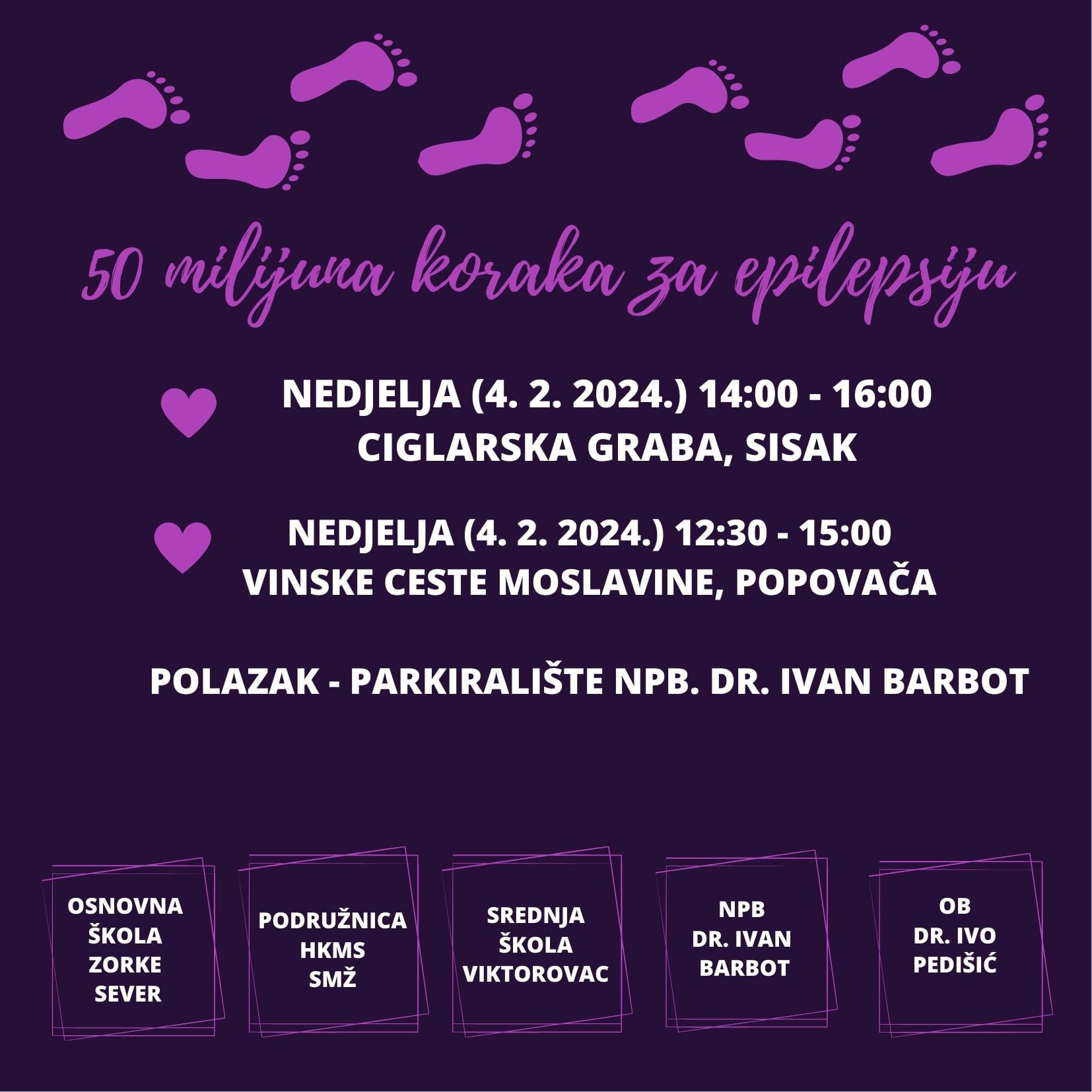 "50 milijuna koraka za epilepsiju"