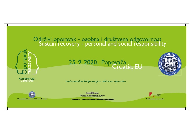 Poziv na online međunarodnu konferenciju “Održivi oporavak - osobna i društvena odgovornost“, 25.09.2020.