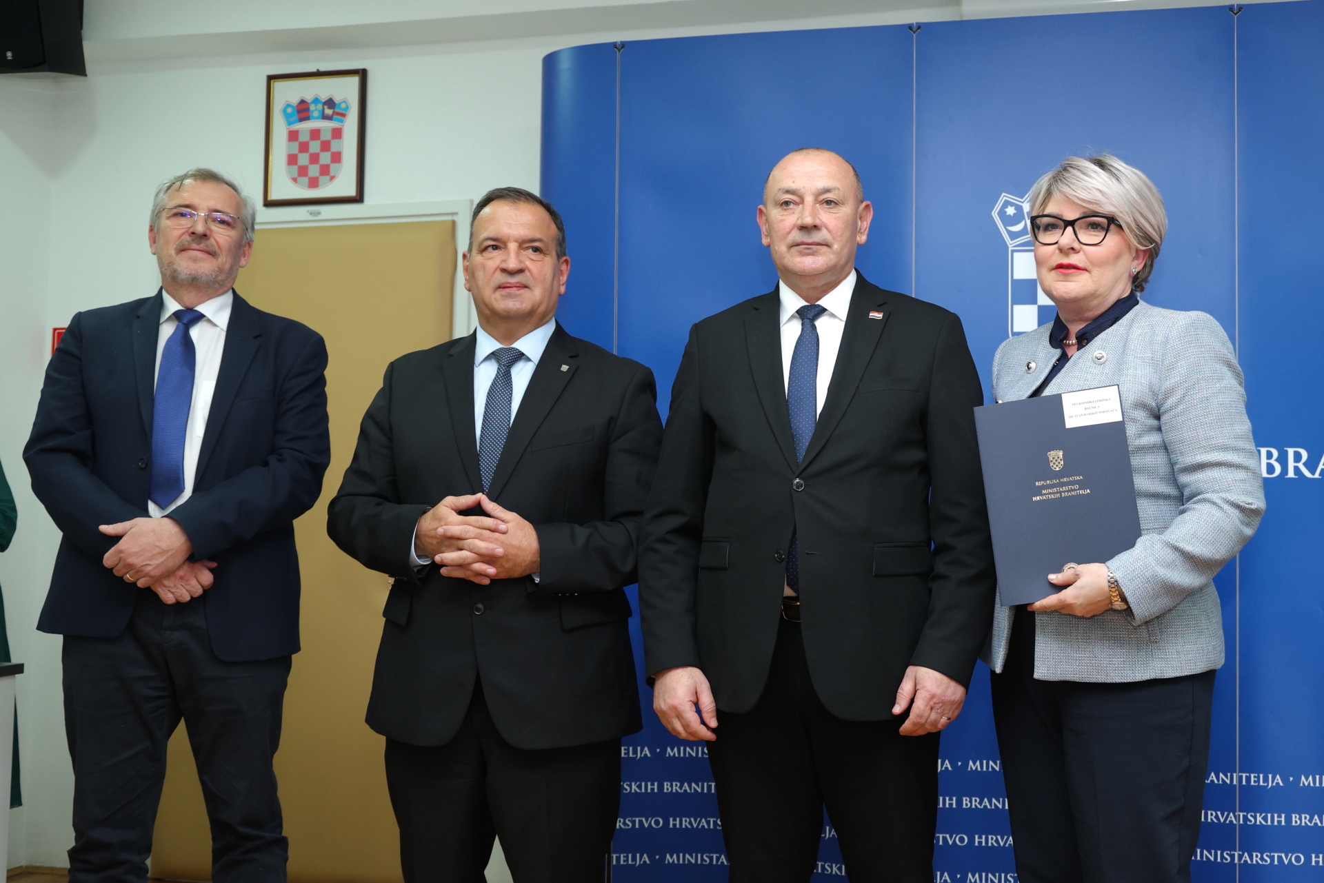 POTPISIVANJE SPORAZUMA O SURADNJI NA PROVOĐENJU PROGRAMA PREVENTIVNIH SISTEMATSKIH PREGLEDA HRVATSKIH BRANITELJA IZ DOMOVINSKOG RATA ZA 2024. GODINU