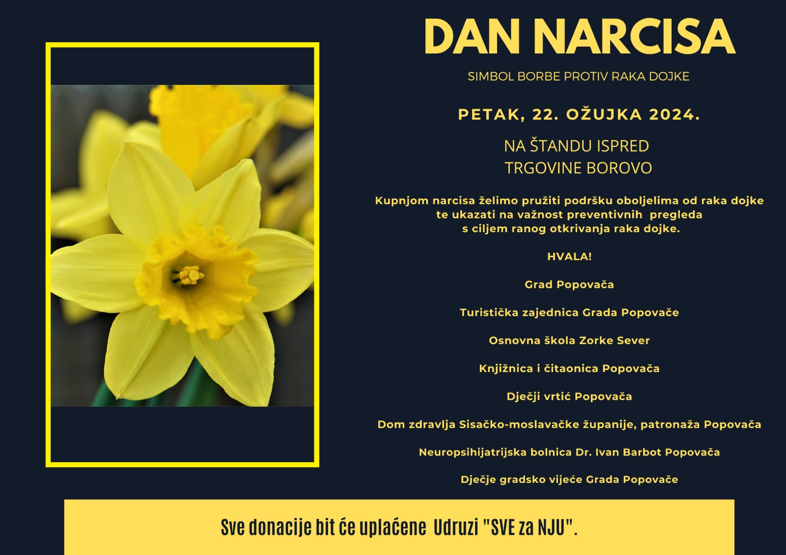 DAN NARCISA- - SIMBOL BORBE PROTIV RAKA DOJKE