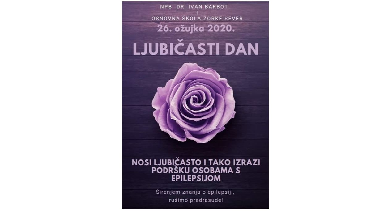 Ljubičasti dan - Dan podrške osobama s epilepsijom