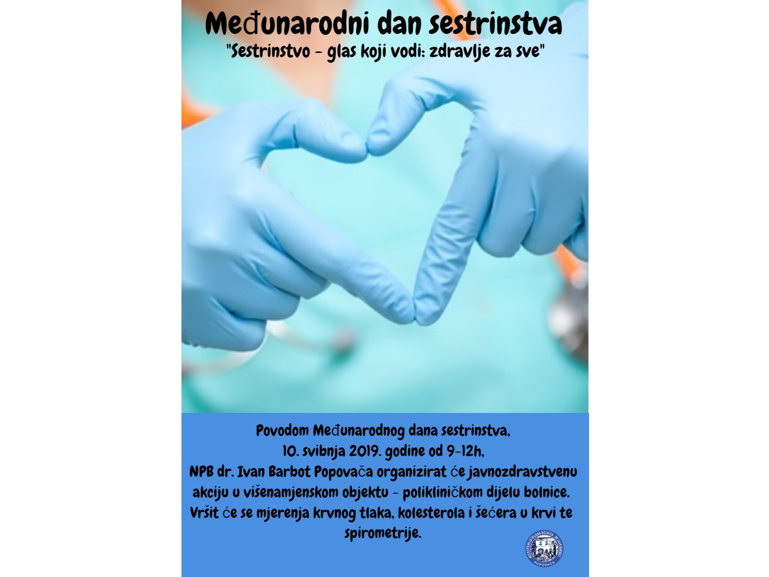 Poziv za Međunarodni dan sestrinstva 2019.